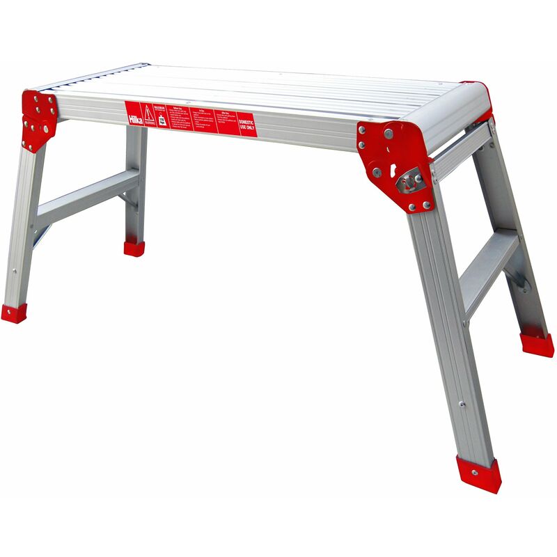 foto del prodotto hilka tools awp7630 piattaforma di lavoro in alluminio, argento