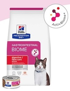 foto del prodotto hill 039 s pd feline gastrointestinal biome stress spezzatino pollo amp verdure 82 gr
