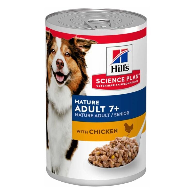 foto del prodotto hill s cane science plan mature 7 370gr pollo