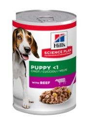 foto del prodotto hill's canine puppy manzo 370 gr