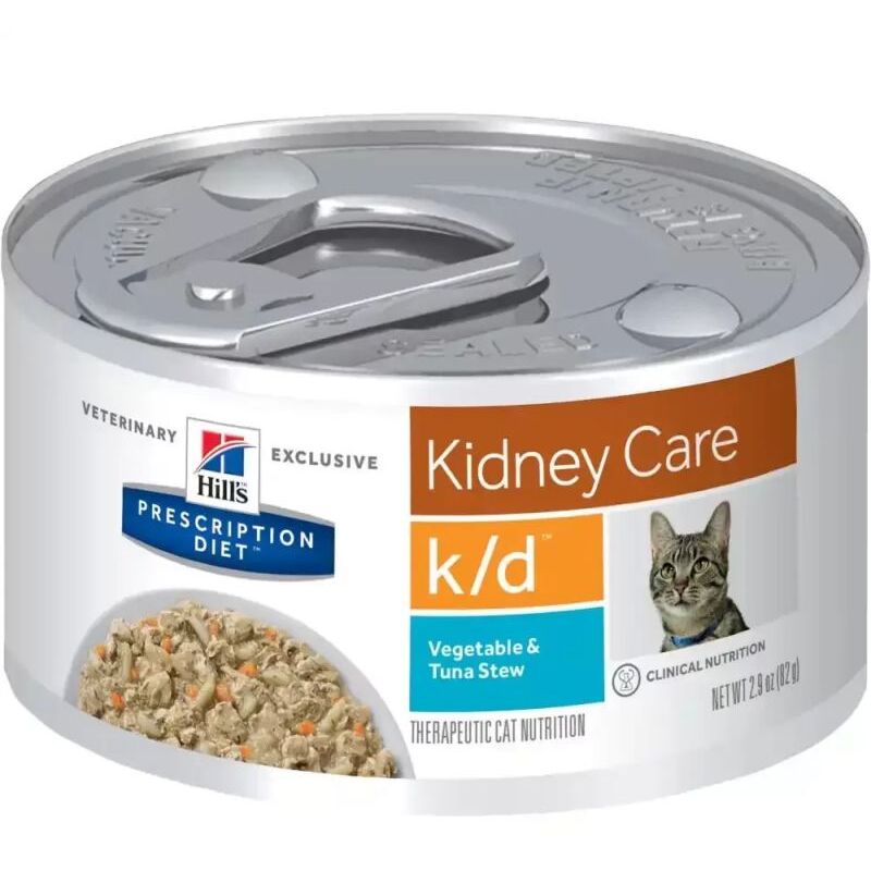 foto del prodotto hill s gatto prescription diet k d 82gr spezzatino con tonno e verdure