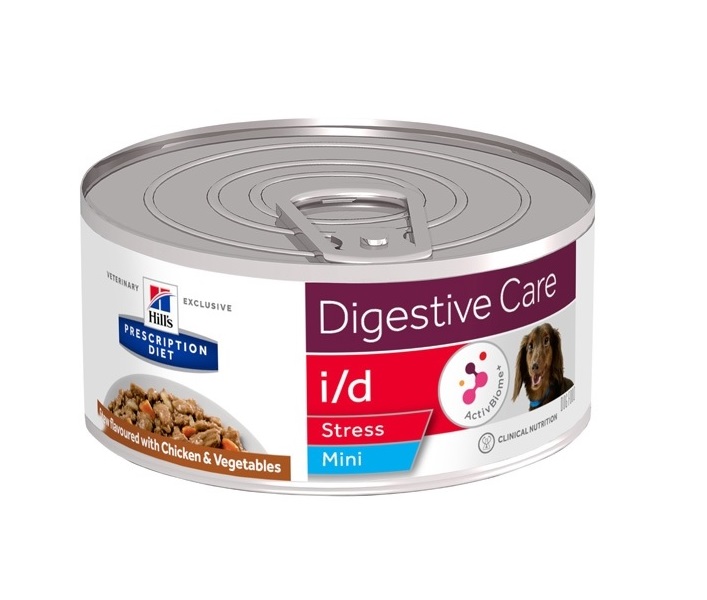 foto del prodotto hill's pd canine i/d mini stress spezzatino 156 gr nuova formula