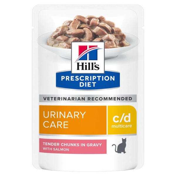 foto del prodotto hill s prescription diet c d multicare feline 85 gr salmone confezione da 12 pezzi 1 ordine scegli lo sconto bzr5 bzr20 200 punti fedelt 