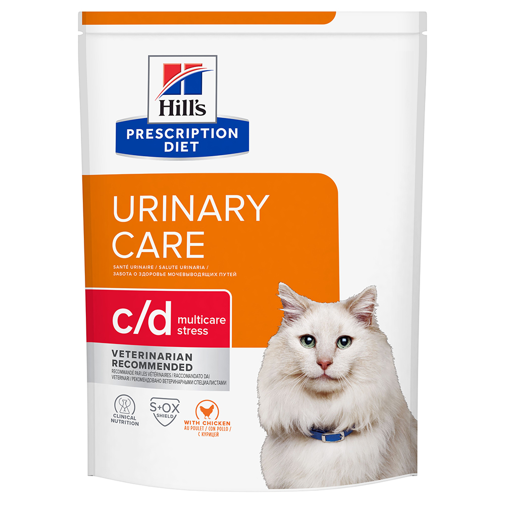 foto del prodotto hill s prescription diet c d multicare stress urinary crocchette per gatto pollo 3 kg