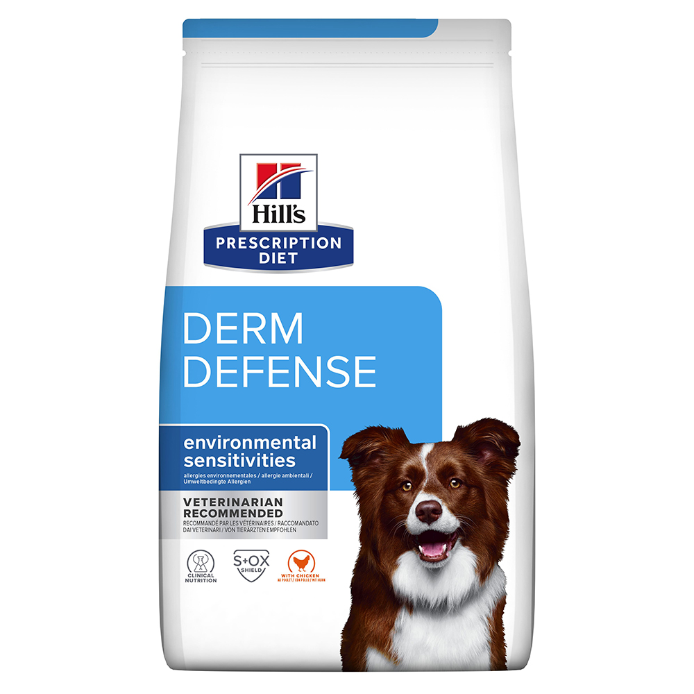 foto del prodotto hill s prescription diet derm defense con pollo per cani 12 kg