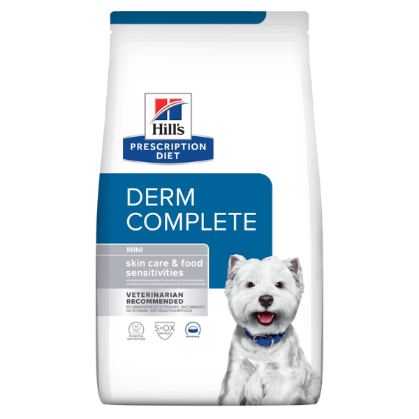 foto del prodotto hill s prescription diet dog mini derm complete skin care 1 kg 1 ordine scegli lo sconto bzr5 bzr20 200 punti fedelt 
