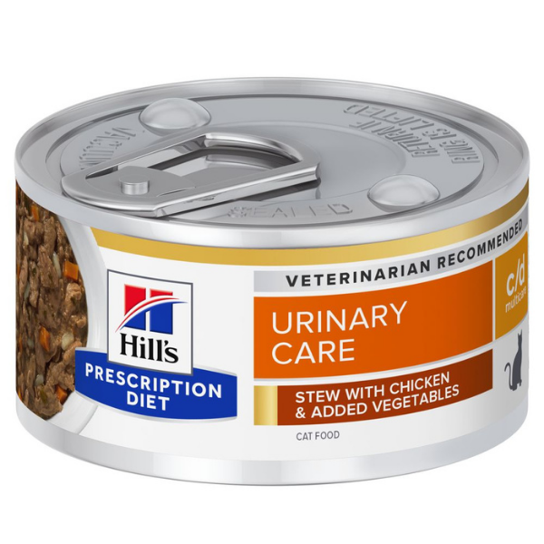 foto del prodotto hill s prescription diet feline c d multicare 82 gr spezzatino pollo e verdure confezione da 12 pezzi dieta veterinaria per gatti 1 ordine scegli lo sconto bzr5 bzr20 200 punti fedelt 