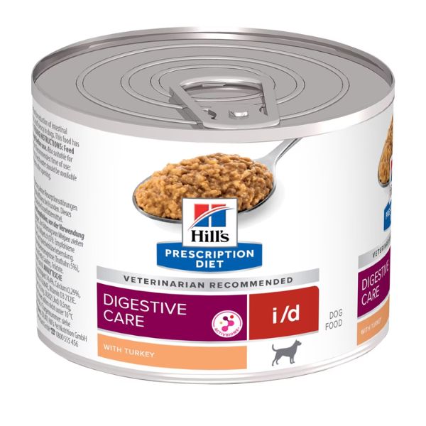 foto del prodotto hill s prescription diet i d canine 200 gr con tacchino confezione da 6 pezzi dieta veterinaria per cani 1 ordine scegli lo sconto bzr5 bzr20 200 punti fedelt 