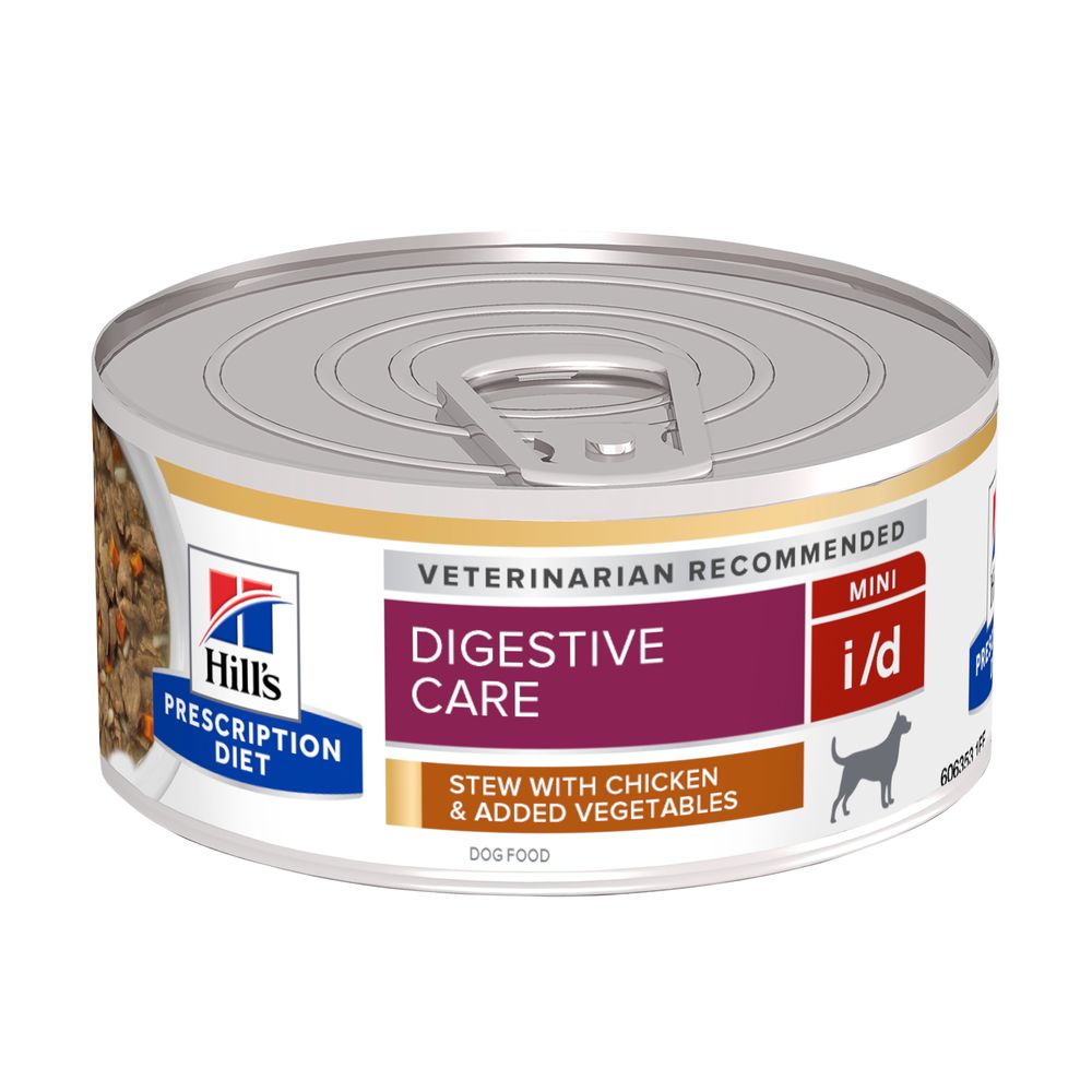 foto del prodotto hill s prescription diet i d digestive care spezzatino pollo per cani 24 x 156 g