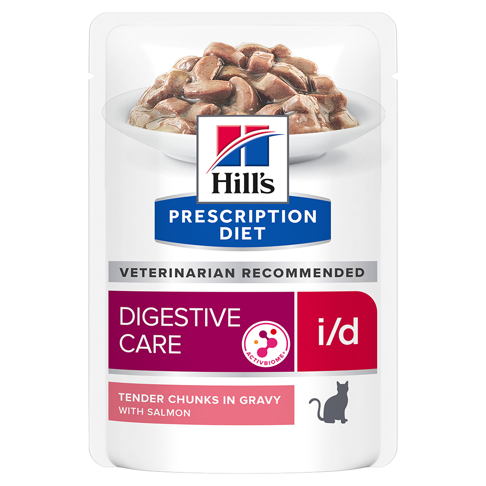 foto del prodotto hill s prescription diet i d digestive care umido in buste salmone 12 x 85 g