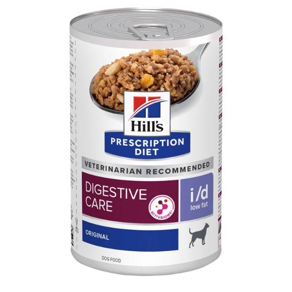 foto del prodotto hill s prescription diet i d low fat canine 360 gr original confezione da 6 pezzi dieta veterinaria per cani 1 ordine scegli lo sconto bzr5 bzr20 200 punti fedelt 