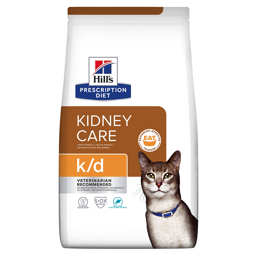 foto del prodotto hill s prescription diet k d kidney care secco gatto tonno 3 kg