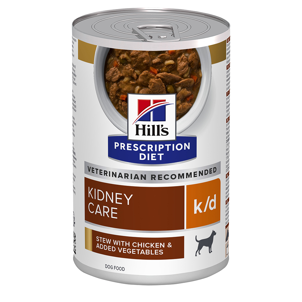foto del prodotto hill s prescription diet k d kidney care spezzatino pollo per cani 12 x 354 g