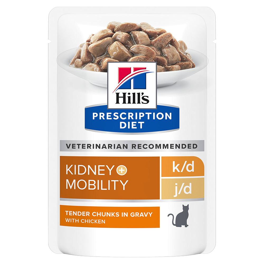 foto del prodotto hill s prescription diet k d mobility kidney joint care umido per gatti 12 x 85 g