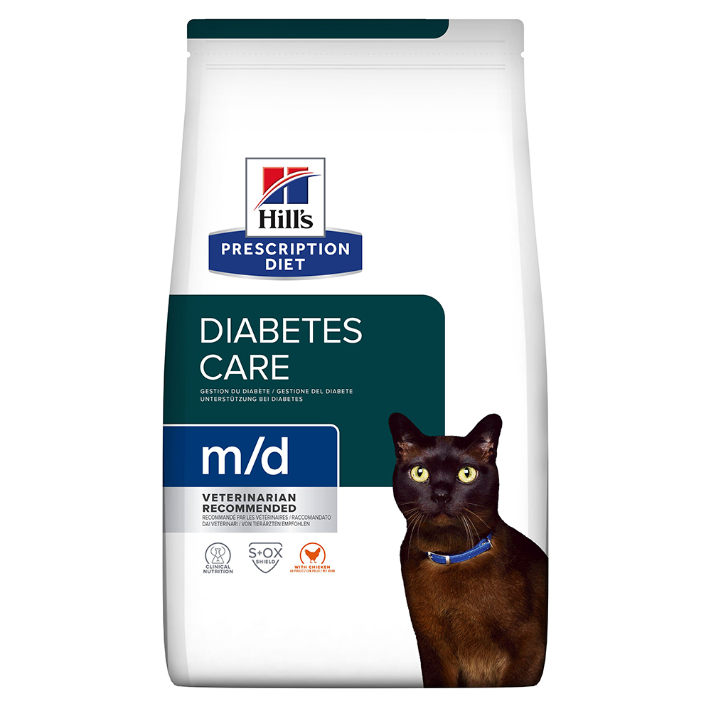 foto del prodotto hill s prescription diet m d diabetes weight management secco per gatti 3 kg