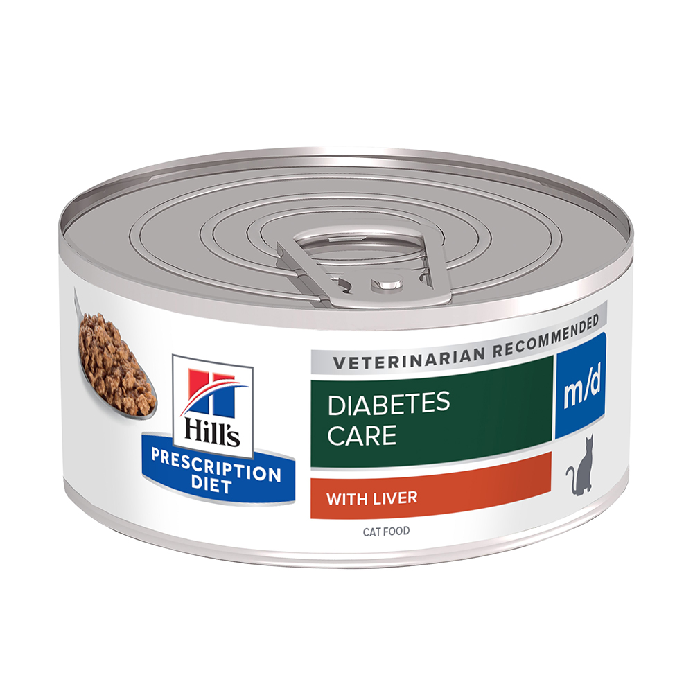 foto del prodotto hill s prescription diet m d diabetes weight management umido per gatti 6 x 156 g