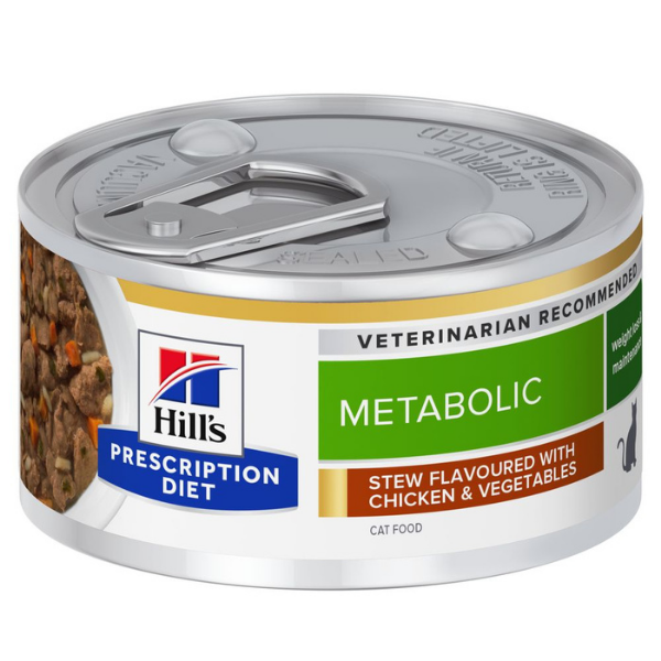 foto del prodotto hill s prescription diet metabolic spezzatino gatto per la gestione del peso 82 gr spezzatino pollo e verdure confezione da 6 pezzi dieta veterinaria per gatti 1 ordine scegli lo sconto bzr5 bzr20 200 punti fedelt 