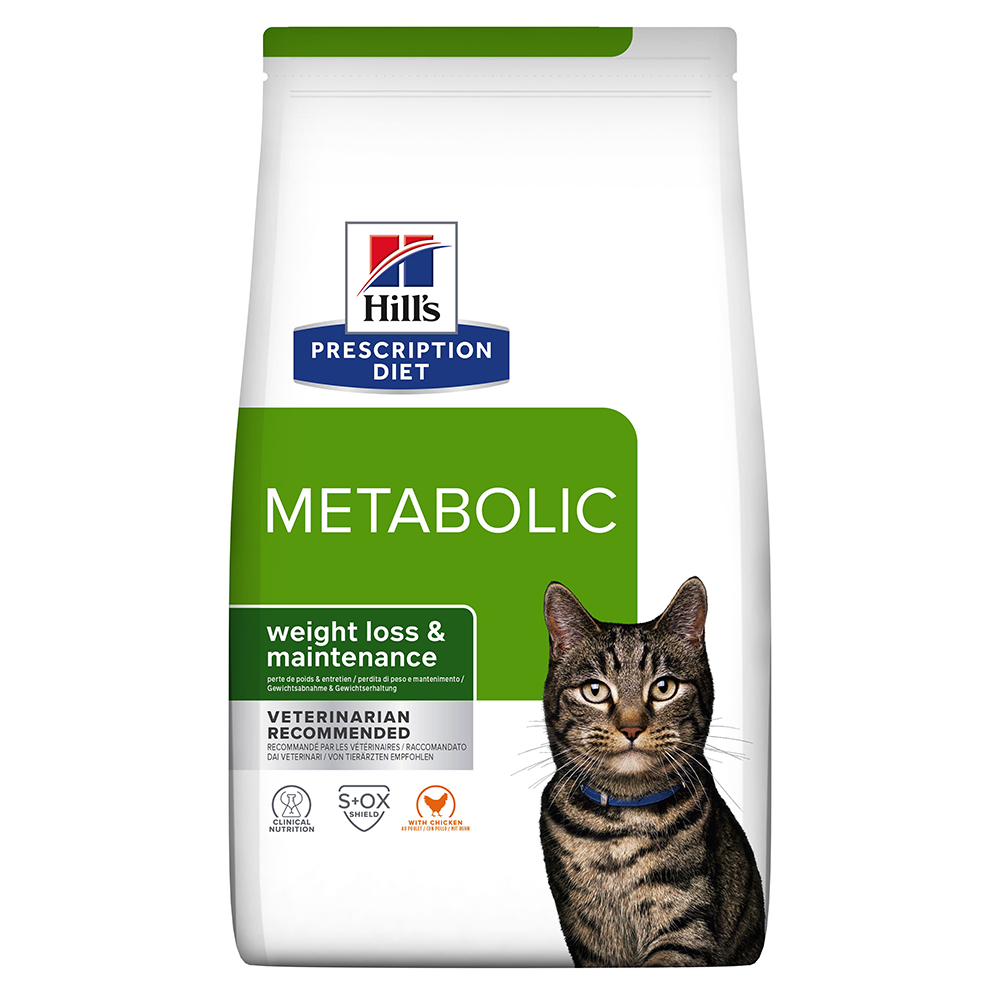 foto del prodotto hill s prescription diet metabolic weight management secco gatto pollo 3 kg