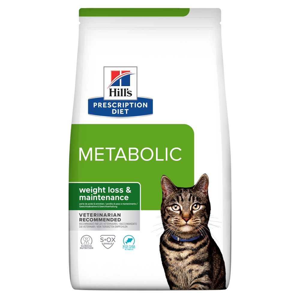 foto del prodotto hill s prescription diet metabolic weight management tonno secco per gatto 1,5 kg