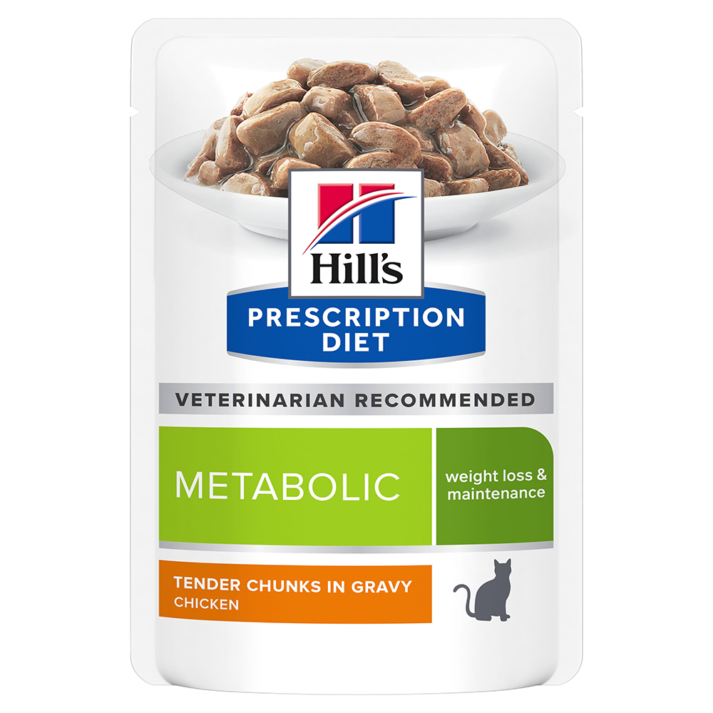 foto del prodotto hill s prescription diet metabolic weight management umido in busta gatti 12 x 85 g