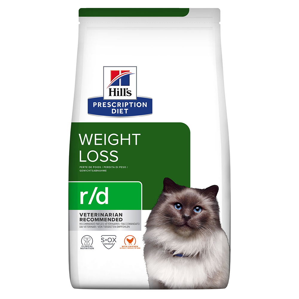 foto del prodotto hill s prescription diet r d weight loss secco gatto pollo 1,5 kg