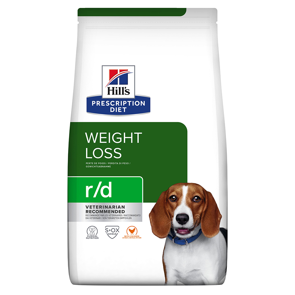 foto del prodotto hill s prescription diet r d weight reduction secco per cane 10 kg