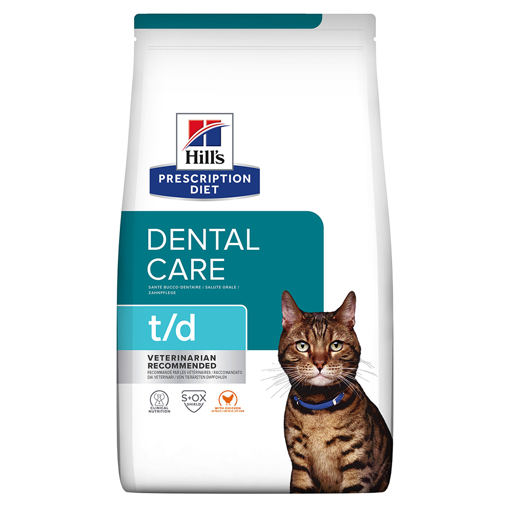 foto del prodotto hill s prescription diet t d dental care secco per gatti 3 kg