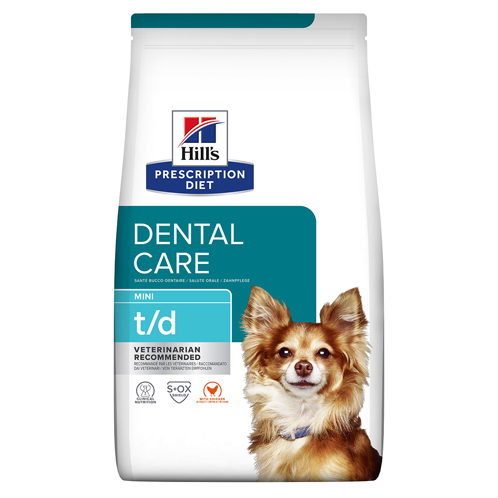 foto del prodotto hill s prescription diet t d mini dental care secco per cani 3 kg