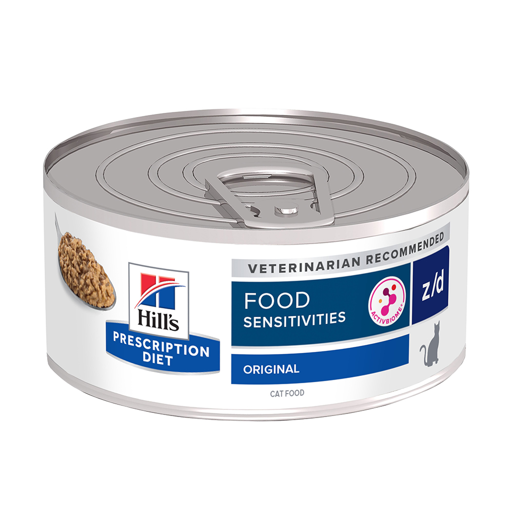 foto del prodotto hill s prescription diet z d food sensitivities alimento umido per gatti 24 x 156 g
