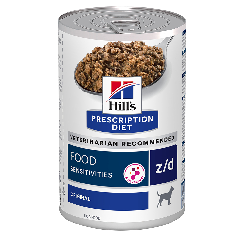 foto del prodotto hill s prescription diet z d food sensitivities umido cane 12 x 370 g