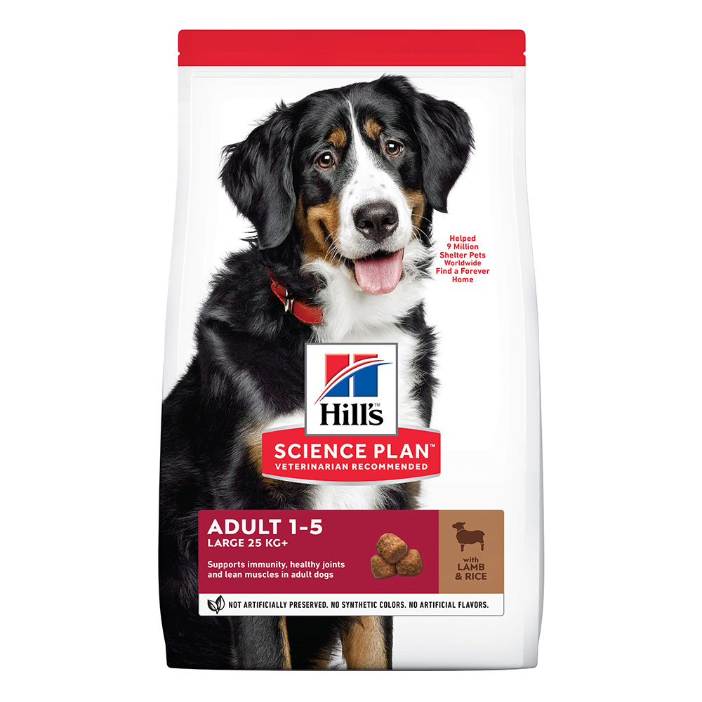 foto del prodotto hill s science plan adult 1 5 large con agnello e riso 14 kg