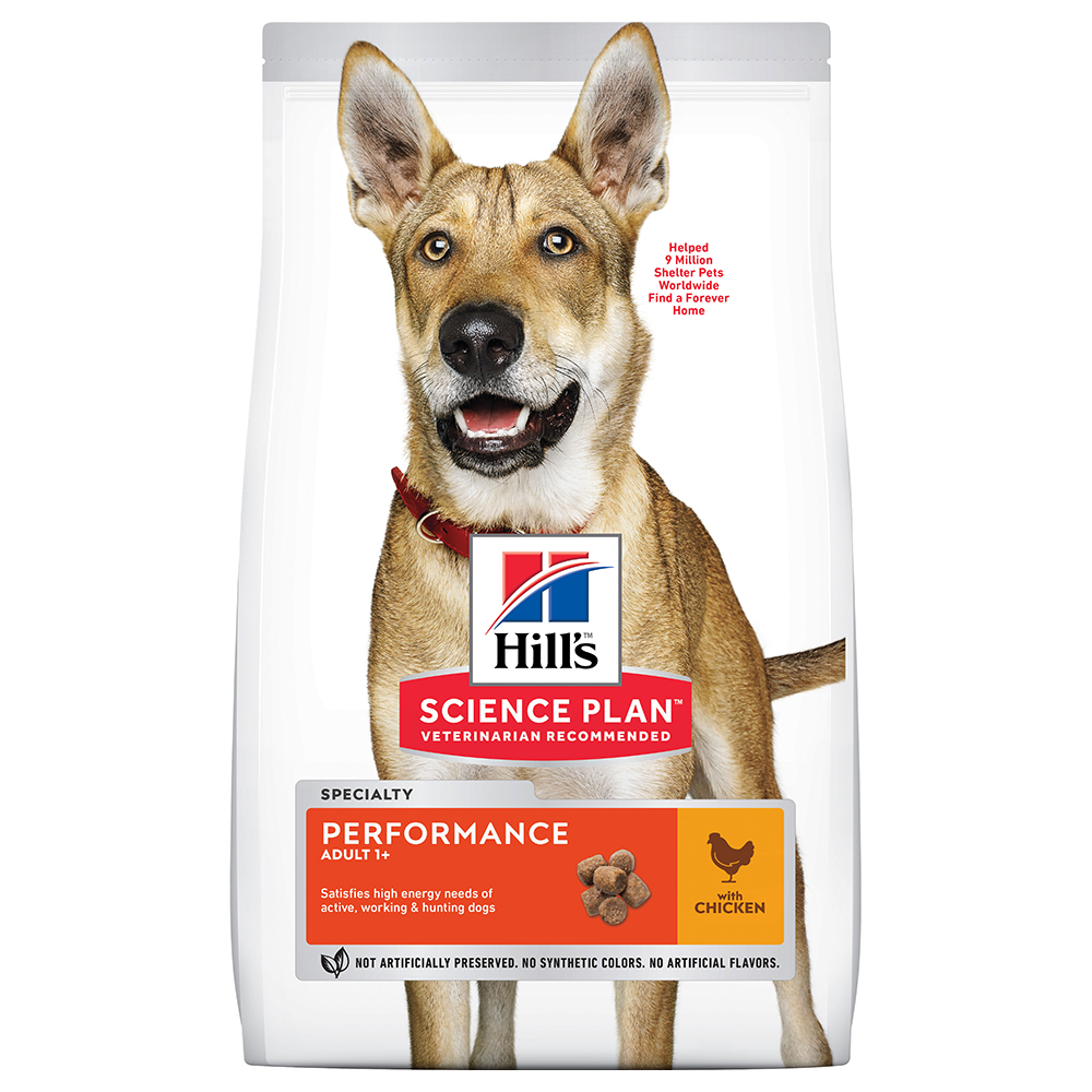 foto del prodotto hill s science plan adult 1 performance con pollo 14 kg