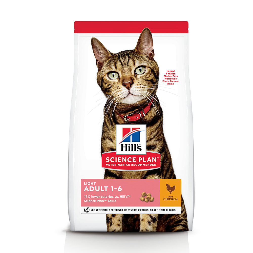 foto del prodotto hill s science plan adult light pollo 1,5 kg