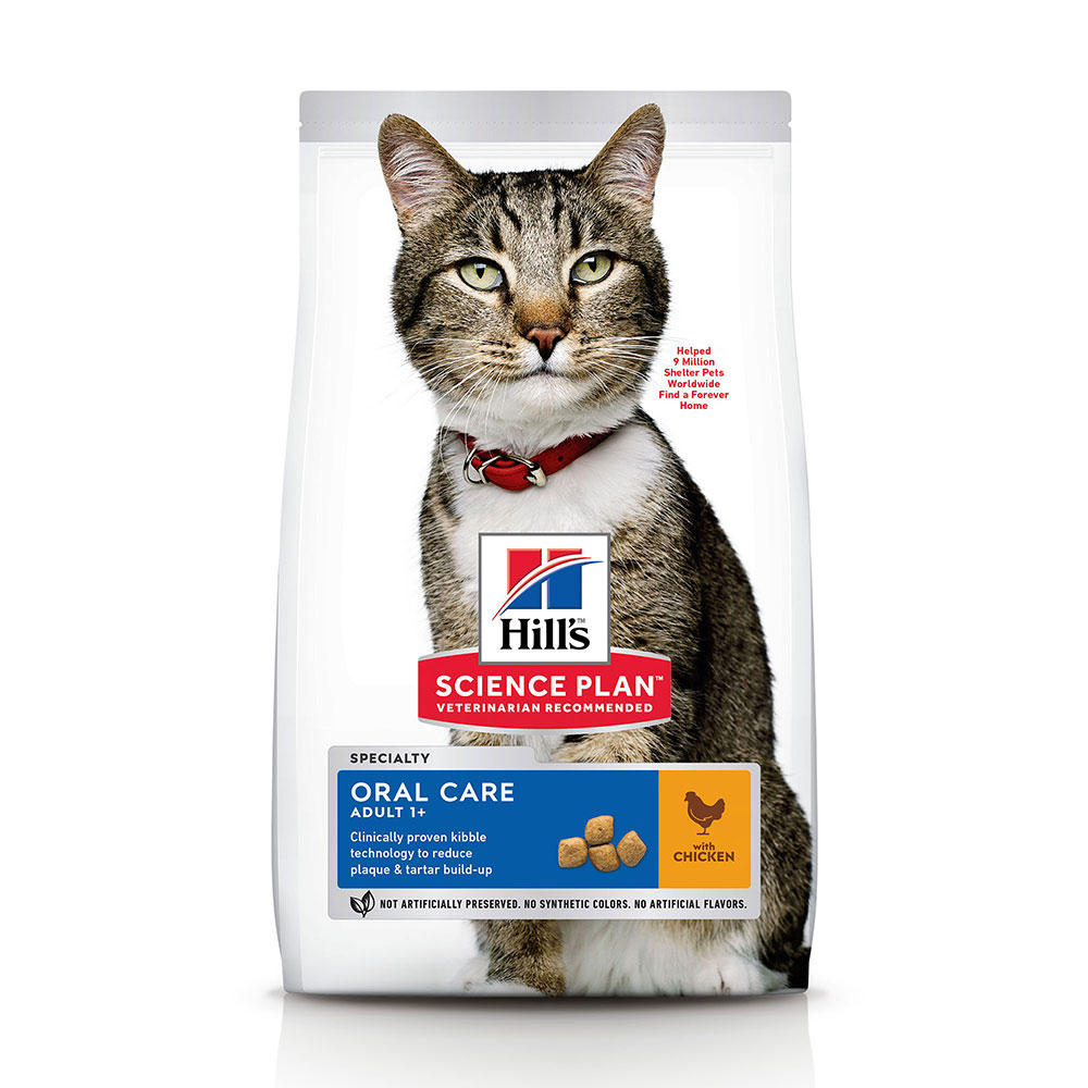 foto del prodotto hill s science plan adult oral care pollo 7 kg