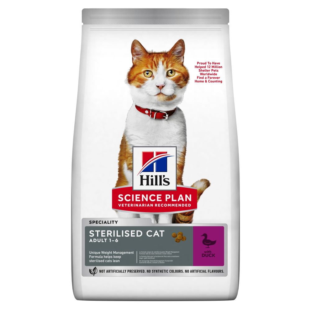 foto del prodotto hill s science plan adult sterilised anatra 1,5 kg