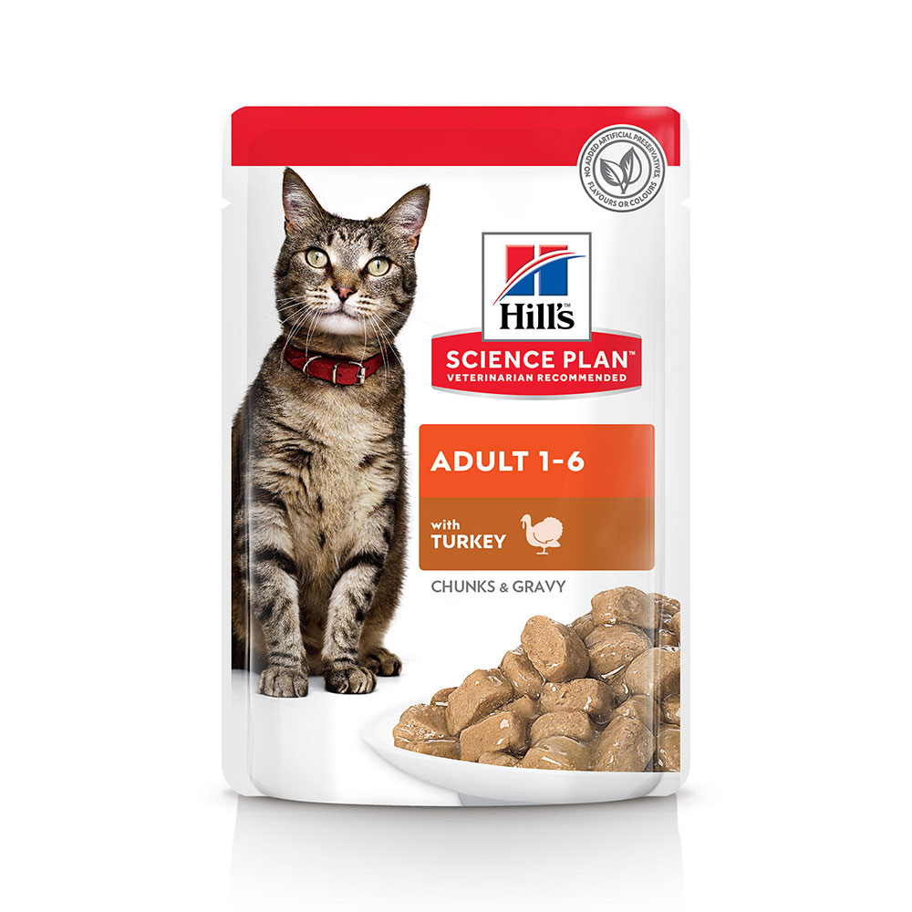 foto del prodotto hill s science plan adult umido gatto 12 x 85 g tacchino