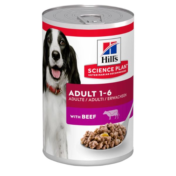 foto del prodotto hill s science plan canine adult alimento per cani 370gr con manzo 1 ordine scegli lo sconto bzr5 bzr20 200 punti fedelt 