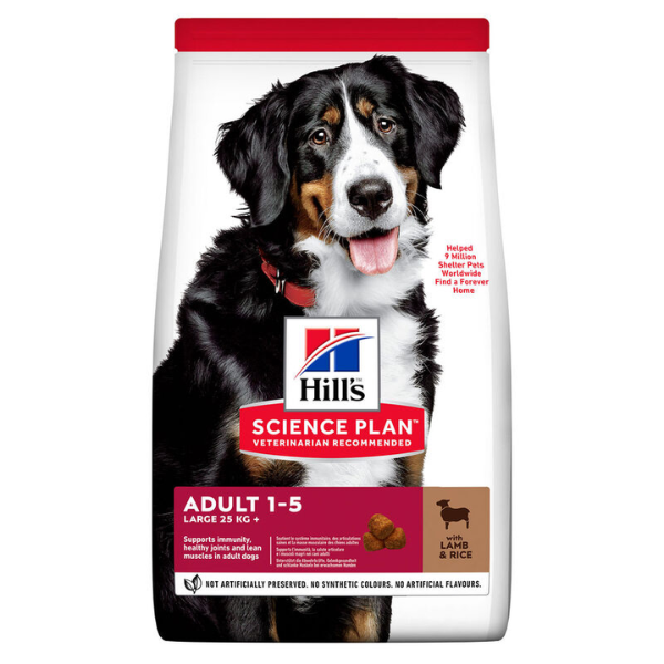 foto del prodotto hill's science plan dog adult large breeds agnello e riso - 14 kg - croccantini per cani - spedizione gratis da 39€