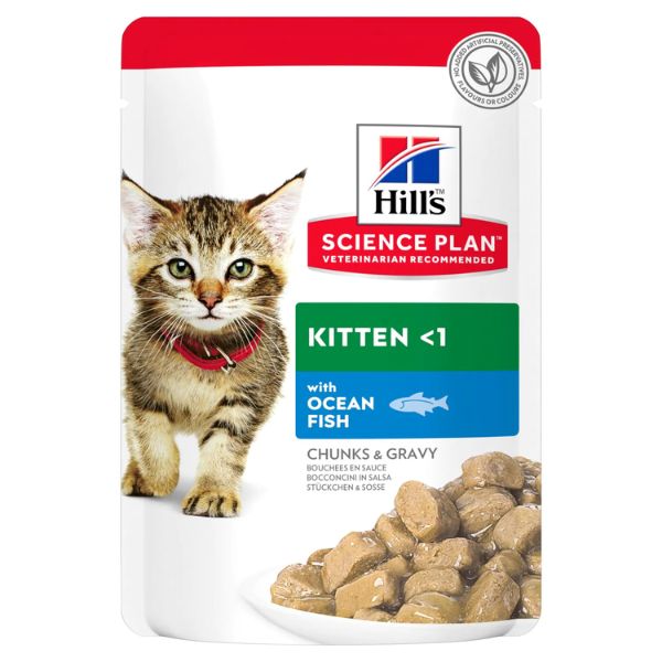 foto del prodotto hill s science plan kitten alimento per gattini 85 gr con pesce oceanico confezione da 12 pezzi cibo umido per gatti 1 ordine scegli lo sconto bzr5 bzr20 200 punti fedelt 
