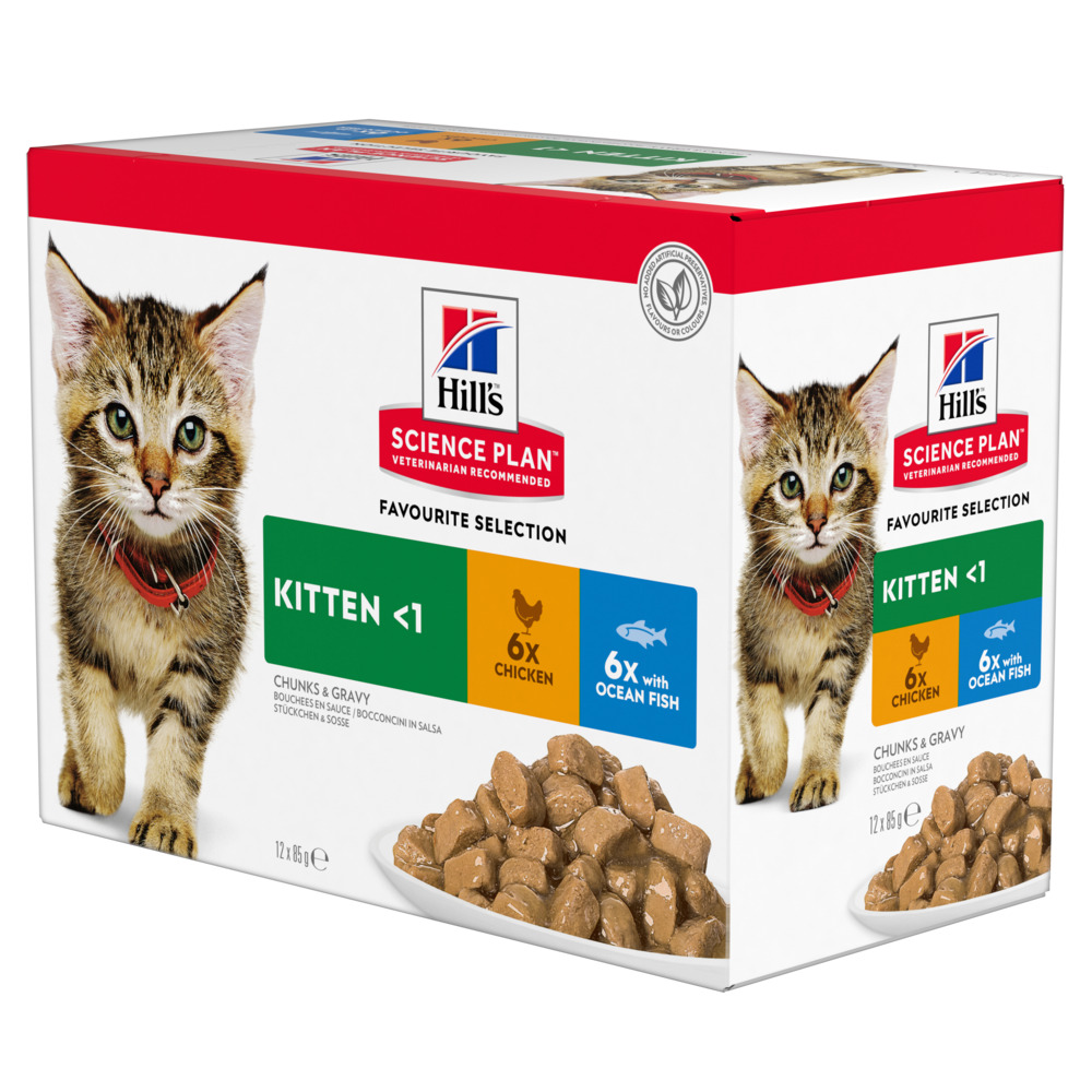 foto del prodotto hill s science plan kitten tonno integrazione 12 x 85 g hill s science plan kitten selezione di pesce