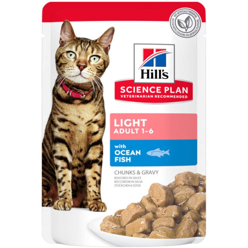foto del prodotto hill s science plan light per gatto adult da 85g