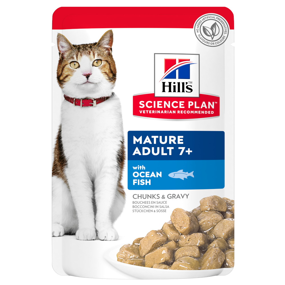 foto del prodotto hill s science plan mature adult 12 x 85 g pesce oceanico