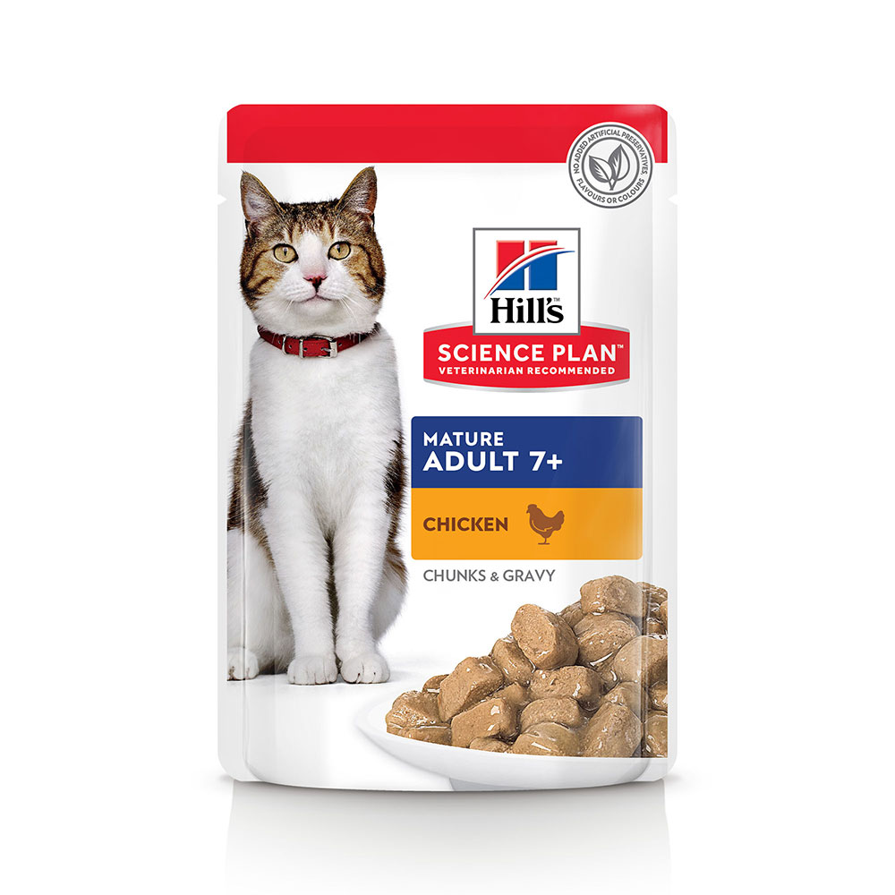 foto del prodotto hill s science plan mature adult 12 x 85 g pollo