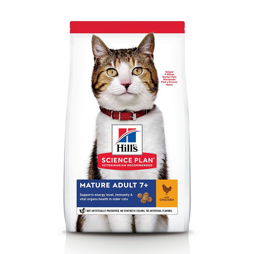foto del prodotto hill s science plan mature adult pollo 3 kg