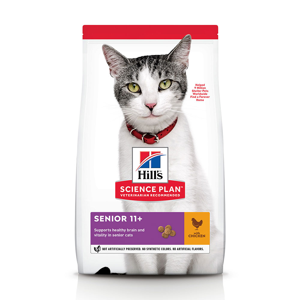 foto del prodotto hill s science plan senior 11 pollo 3 kg