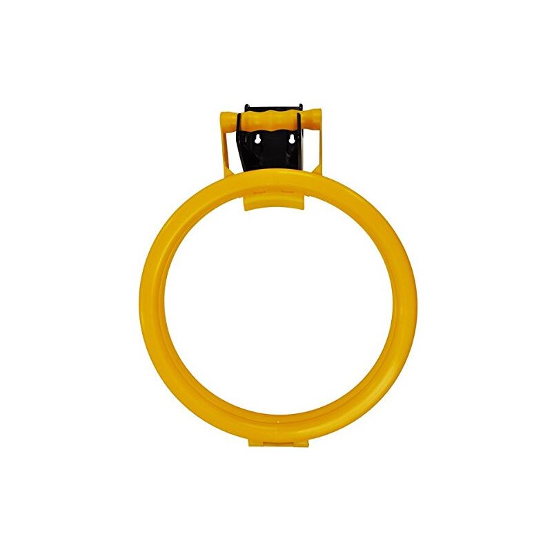 immagine 0 del prodotto hillbrush commerciale hh3y borsa in polipropilene a cerchio con supporto a parete, 120 mm, giallo
