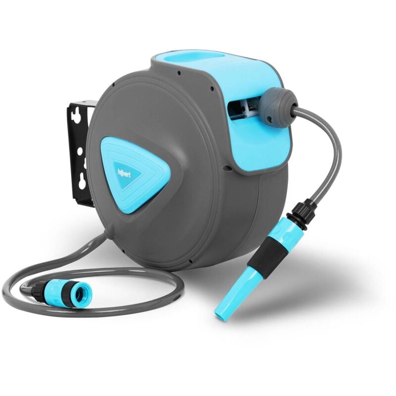 foto del prodotto hillvert avvolgitubo acqua automatico avvolgitore a parete tubo irrigazione 10 1 m