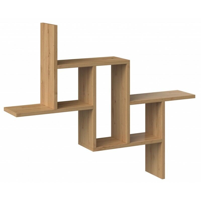 foto del prodotto hilly mensola moderna da parete dimensioni 85x15x73,5 cm mobile contenitore da parete