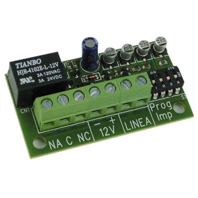 foto del prodotto hiltron scheda contaimpulsi per contatti switch schsw