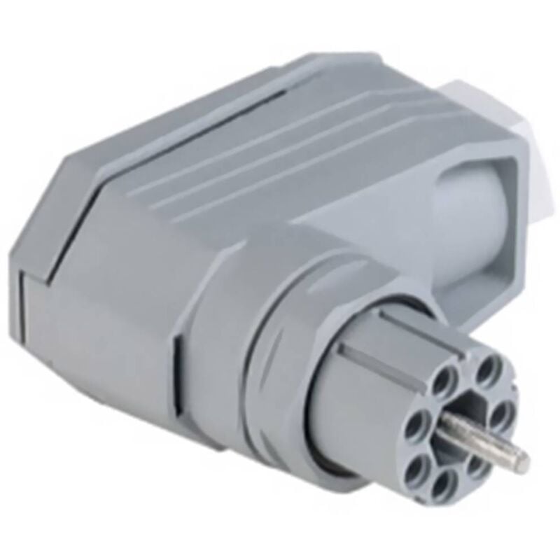 foto del prodotto hirschmann 931 435 106 1 connettore di alimentazione n presa angolata tot poli 6 pe 5 a grigio 1 pz.